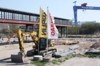 Baustelle am Verkehrsknoten Nordkreuz