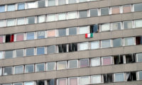 Weltmeister am Fenster