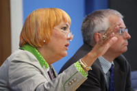 Bundespressekonferenz Claudia Roth Gregor Mayntz 2011