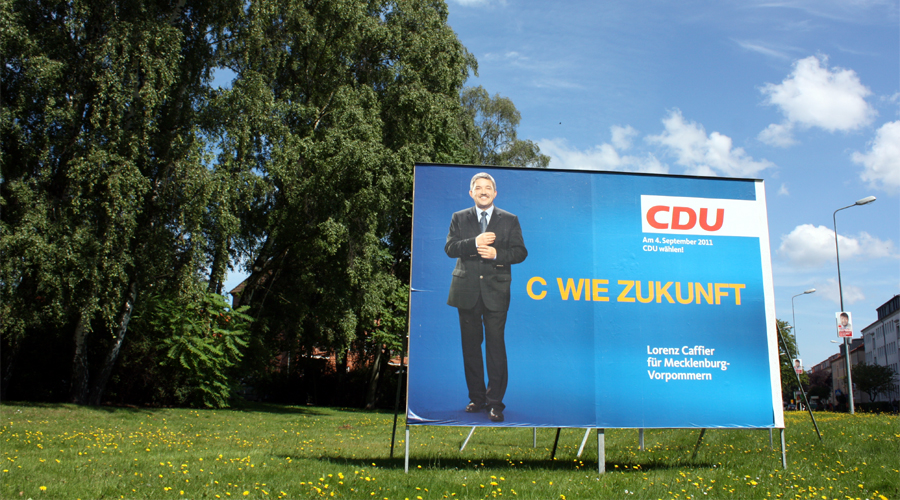 Wahlplakat CDU C wie Zukunft 2011