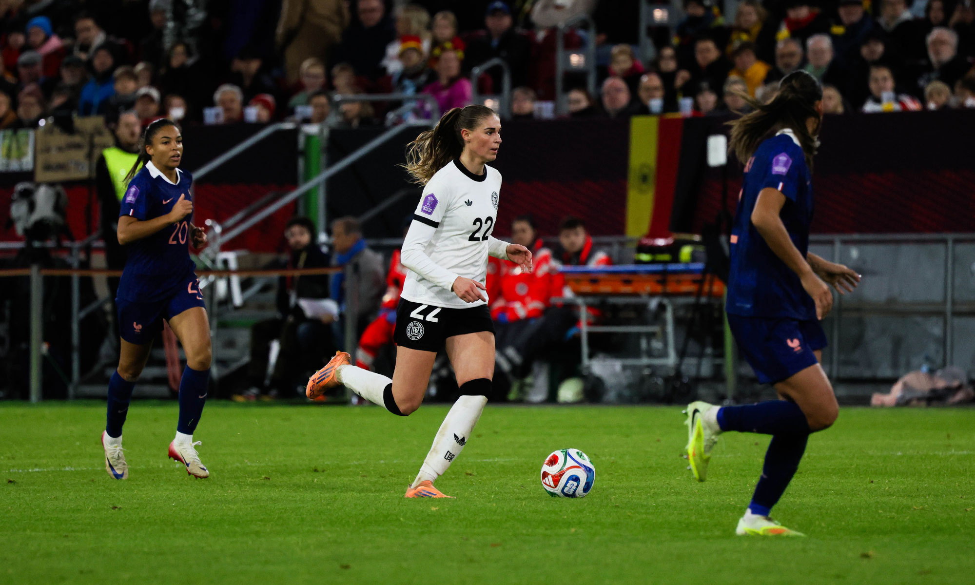 Länderspiel: Deutschland gegen Frankreich