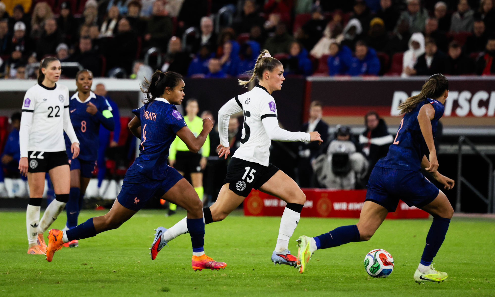 Länderspiel: Deutschland gegen Frankreich