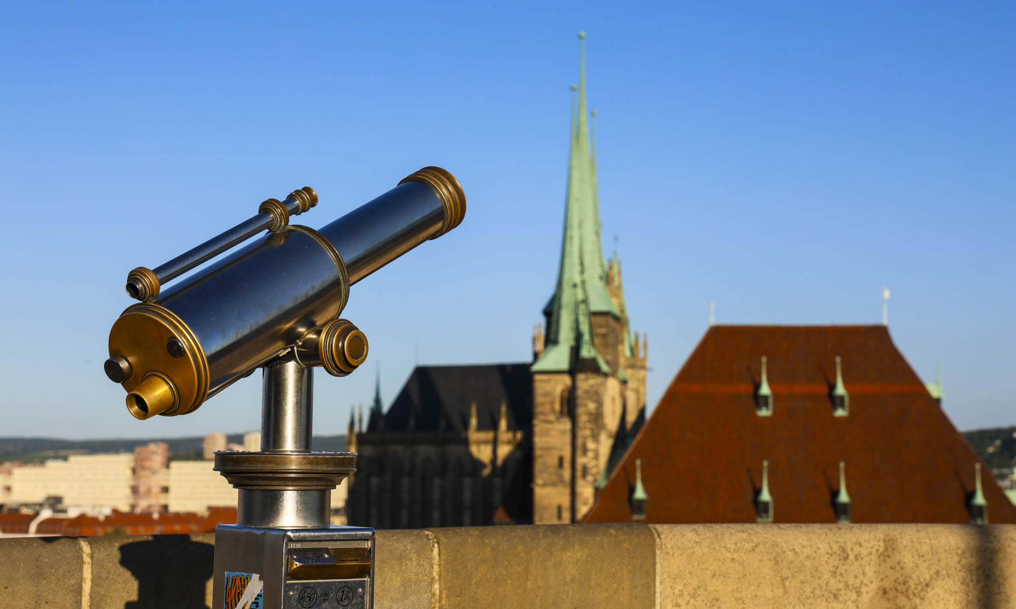 Blick vom Petersberg, Erfurt