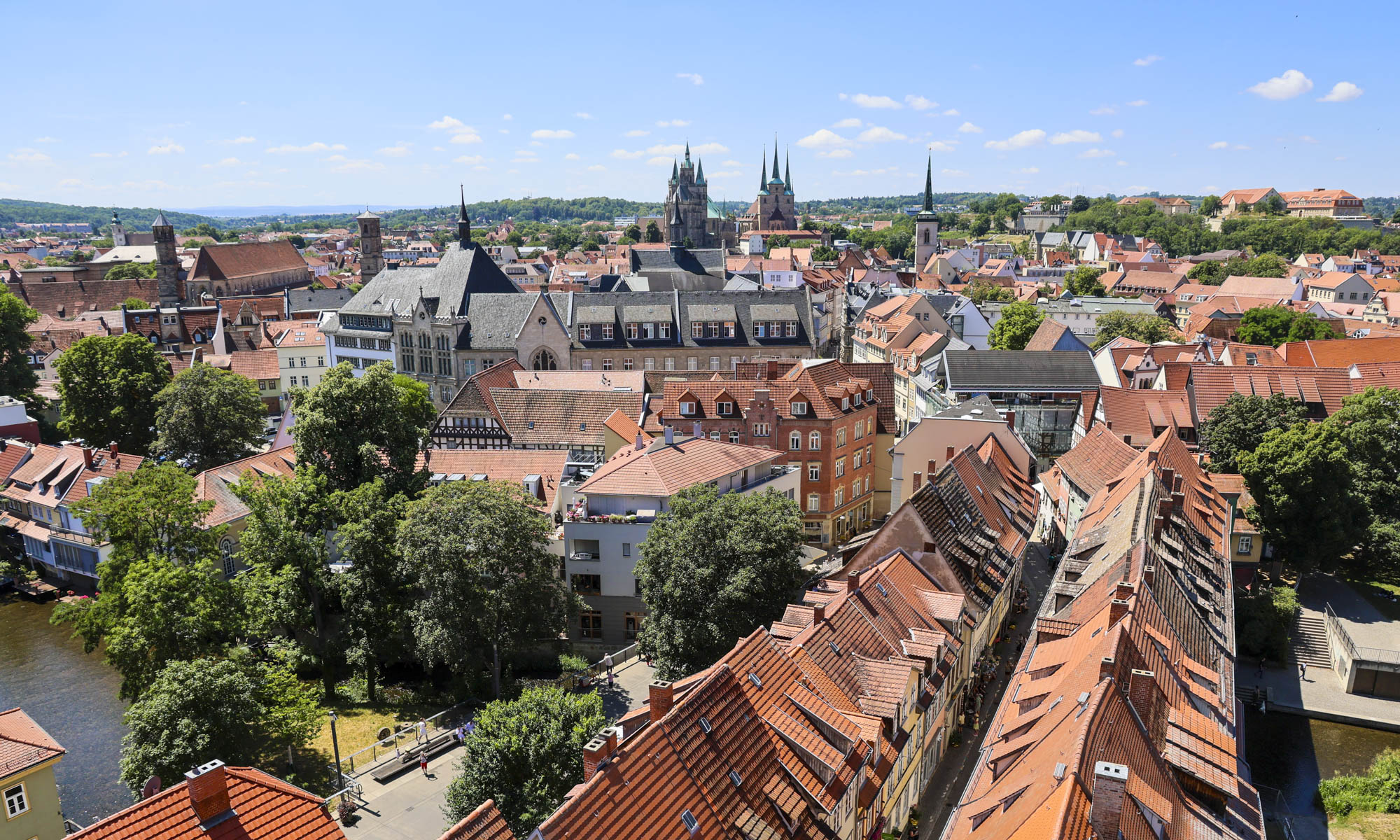 Blick von oben, Erfurt