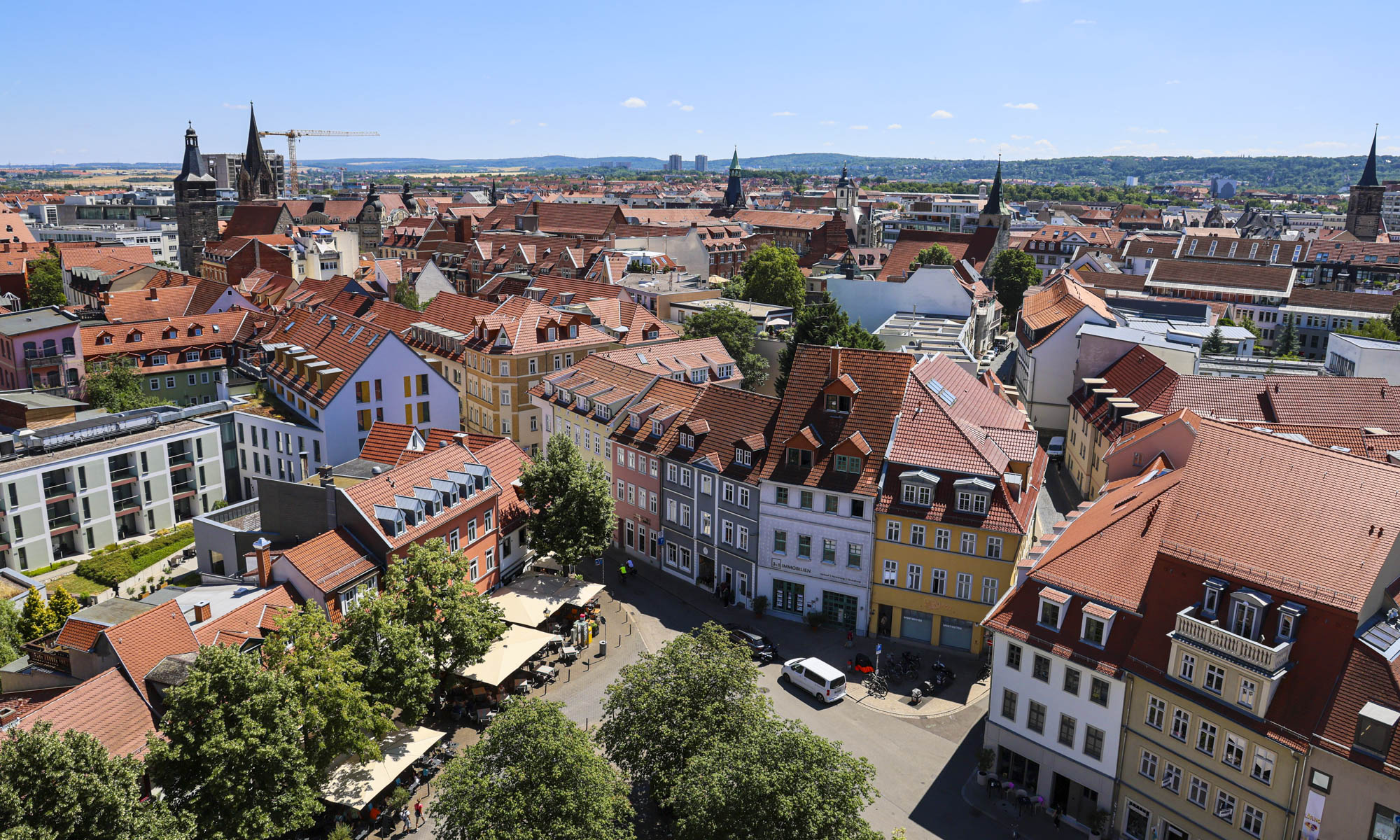 Blick von oben, Erfurt