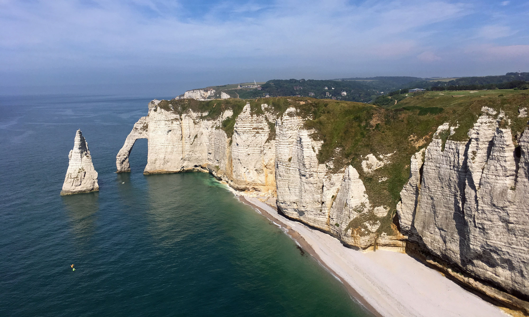 Küste in Étretat