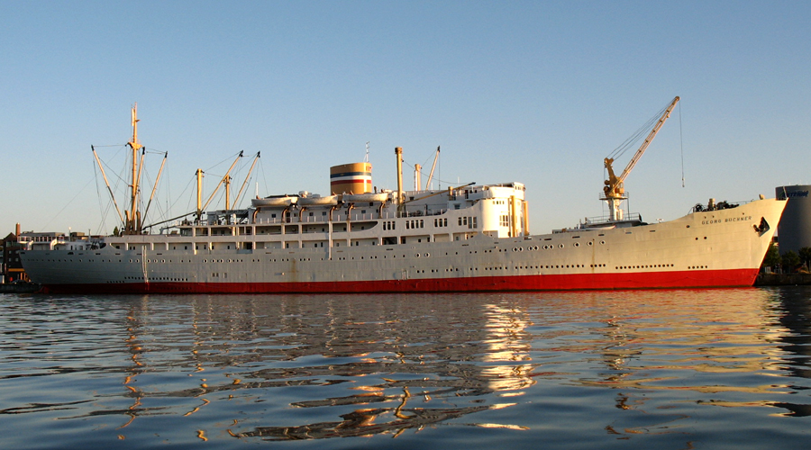 Georg Büchner Schiff Stadthafen Rostock 2006