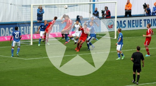 Benefizspiel zwischen Hansa Rostock und Bayern München