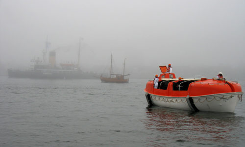 Eisbrecher STETTIN im Nebel, 2007