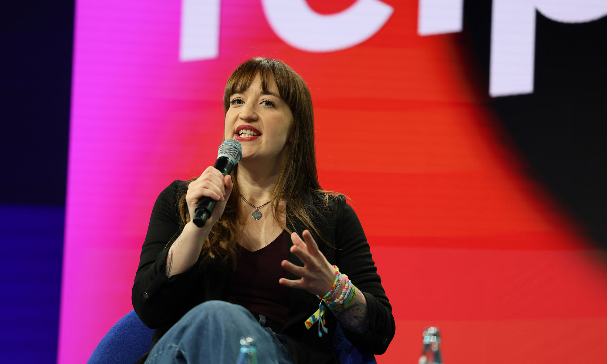 Heidi Reichinnek auf der republica 2025