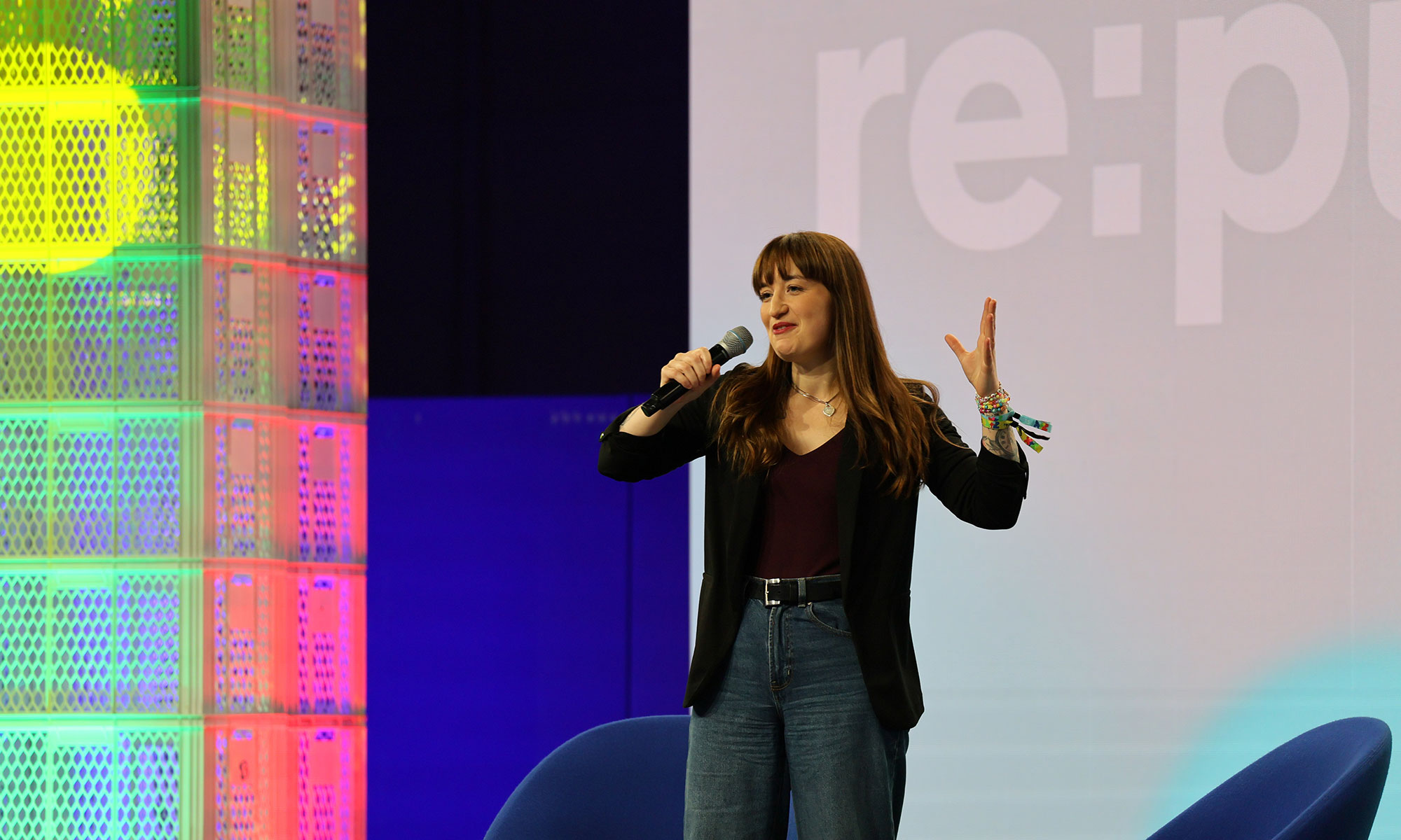 Heidi Reichinnek auf der republica 2025