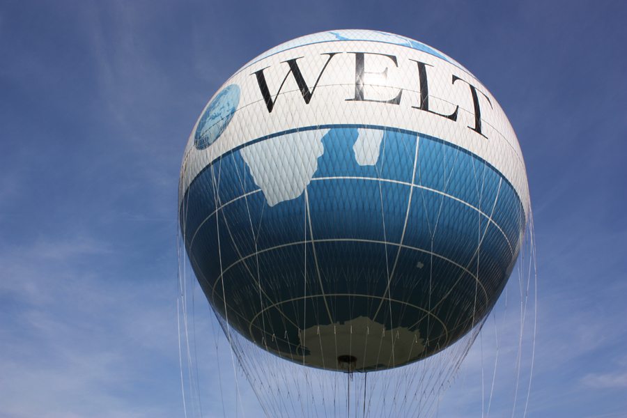 Helium Fesselballon Berlin 2012