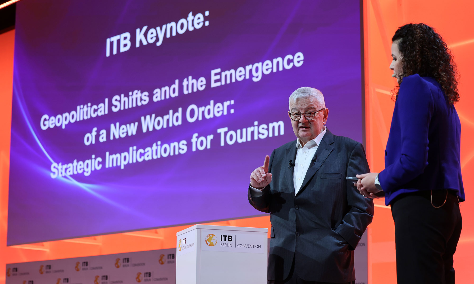 Joschka Fischer auf der ITB 2026