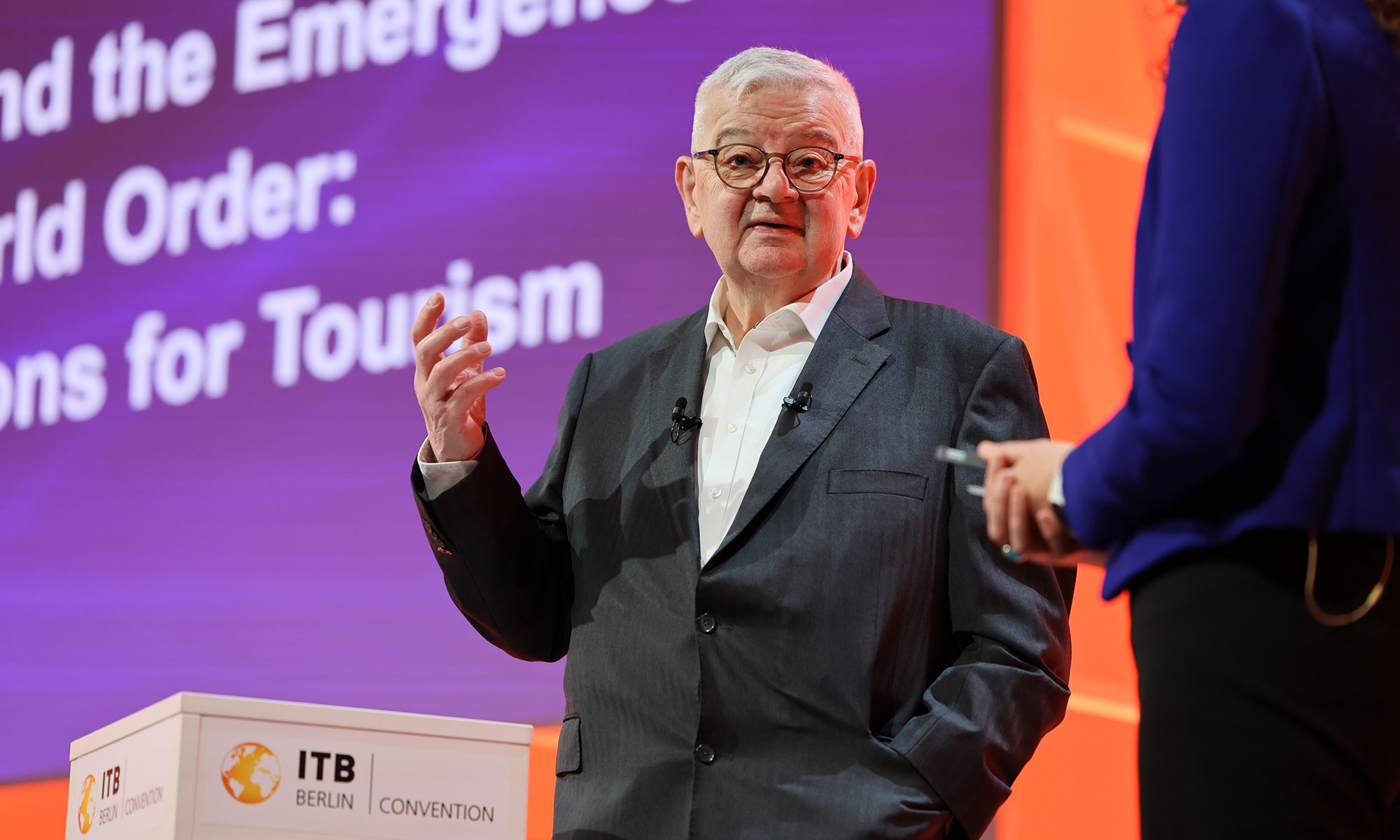 Joschka Fischer auf der ITB 2026