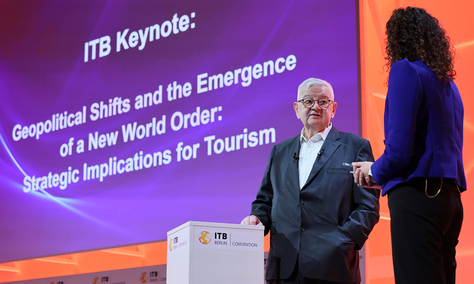 Joschka Fischer auf der ITB 2026