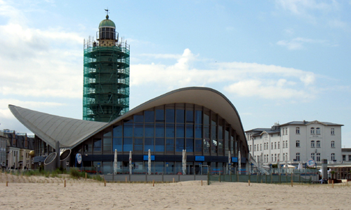 Leuchtturm Warnemünde Renovierung Hülle 2007