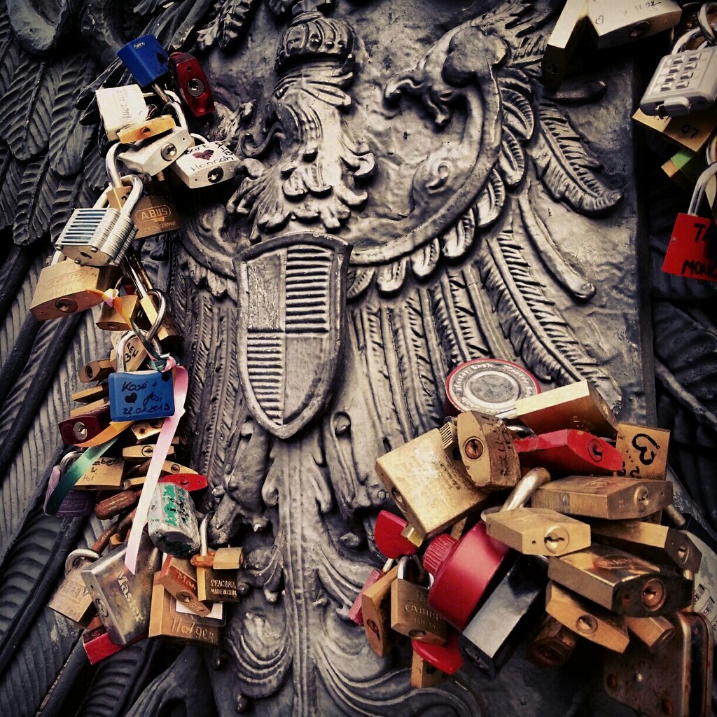 Liebesschlösser Weidendammbrücke Berlin