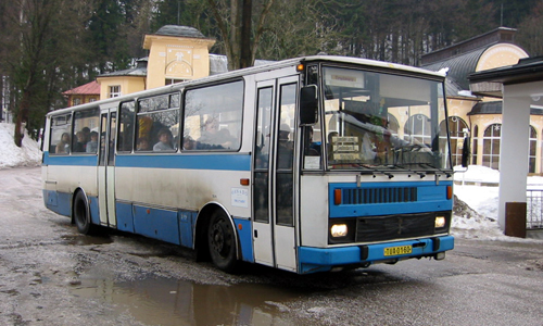 Linienbus von Janske Lazne nach Trutnov, 2004