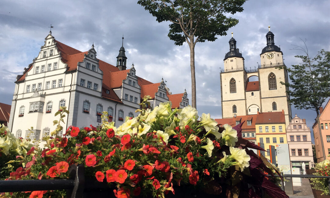 Marktplatz in der Lutherstadt Wittenberg