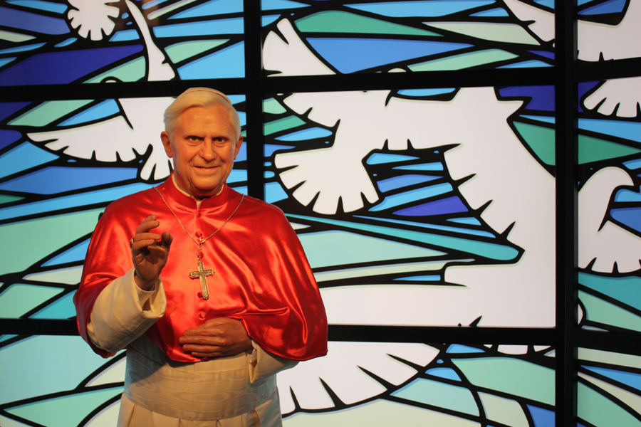 Papst Benedikt bei Madame Tussauds Berlin, 2011