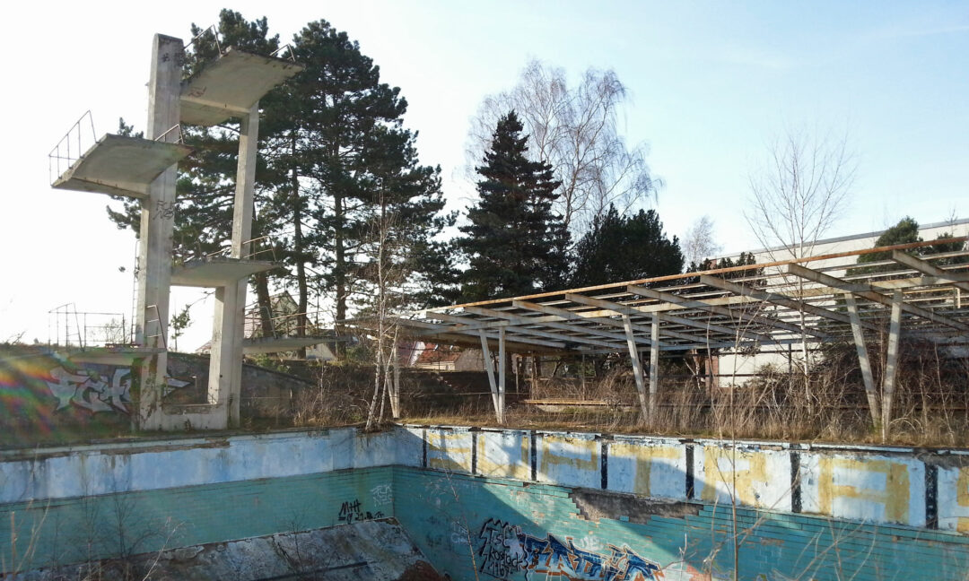 Altes Neptun-Freibad in Rostock, 2016