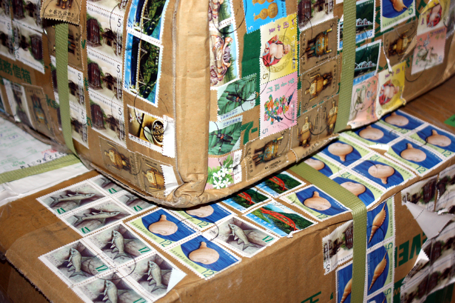 Post Pakete Briefmarken Taiwan 2011