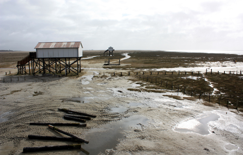 Pfahlbauten Sankt Peter Ording 2009