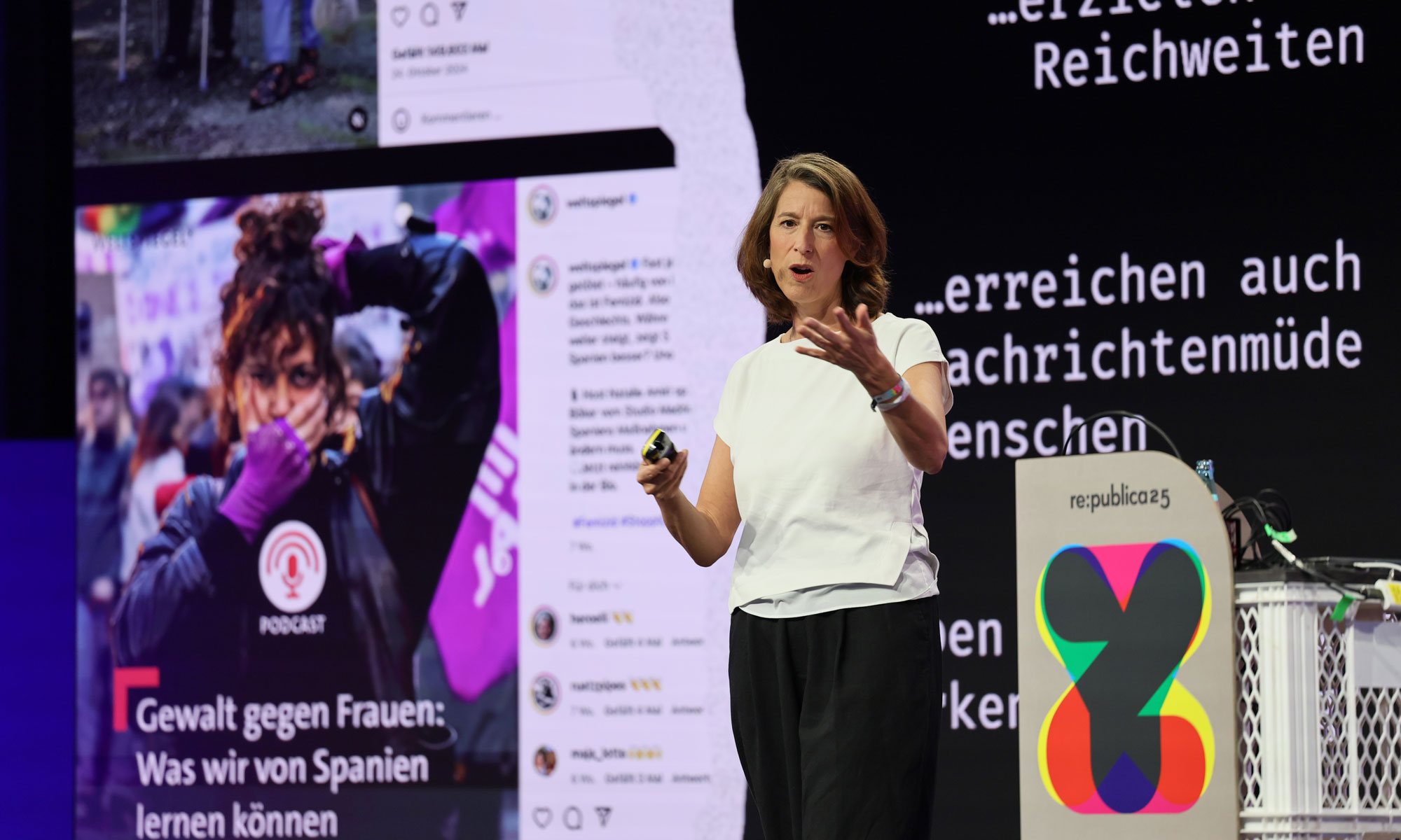 Ellen Heinrichs auf der republica Berlin 2025