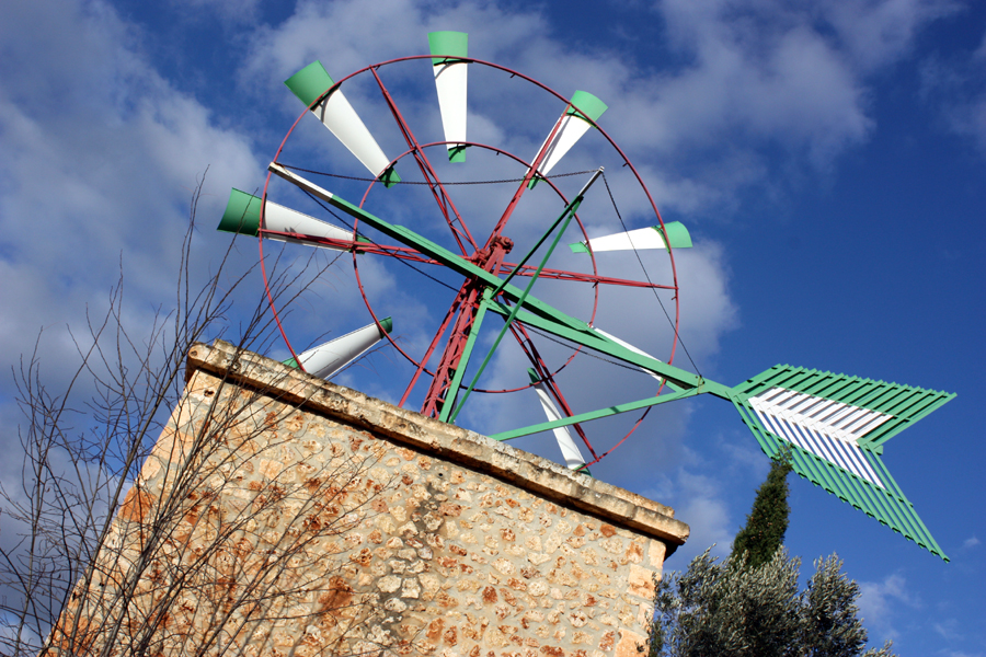 Sa Coma Mallorquinsche Windmühle Mallorca 2010