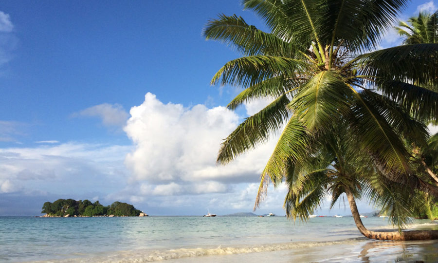 Anse Volbert auf Praslin, Seychellen