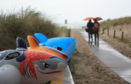 Sommer Regen Warnemünde 2010