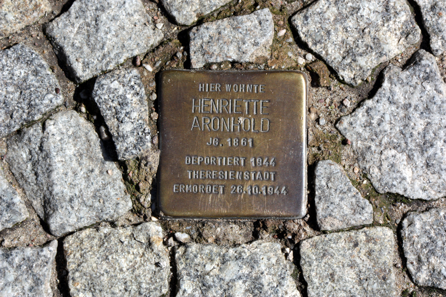 Stolperstein Henriette Aronhold Berlin 2011