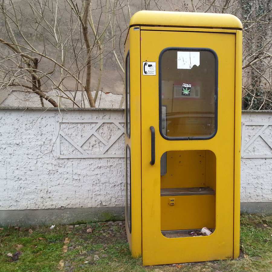 Telefonzelle in Storkow, Brandenburg
