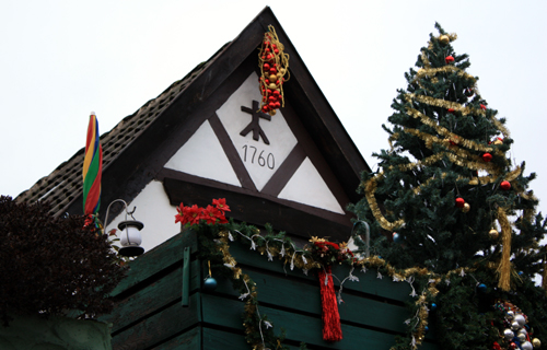 Weihnachtliche Alexandrinenstraße Warnemünde 2009