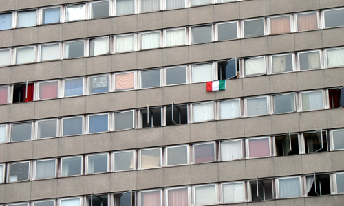 Weltmeister am Fenster 2006